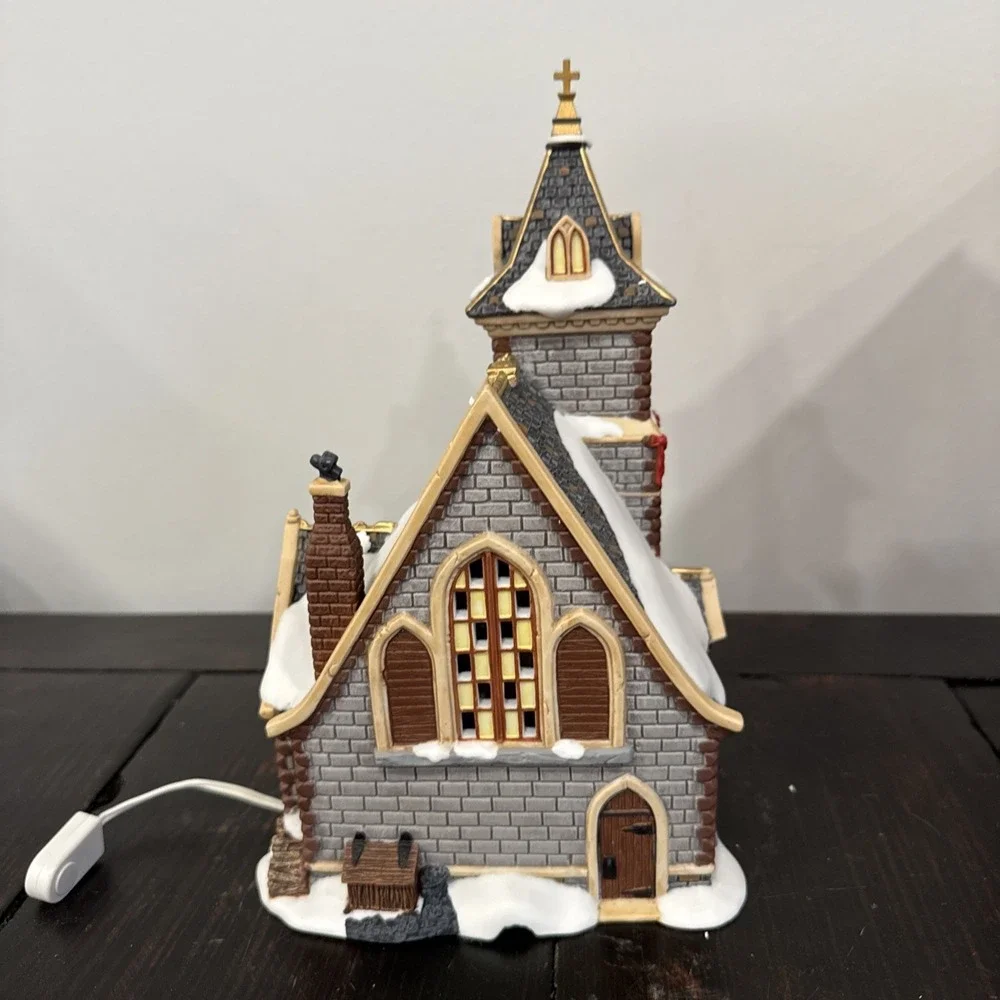 VTG Dept 56 St Stephen Church Retired 2004 Victorian Christmas‎ Village EUC